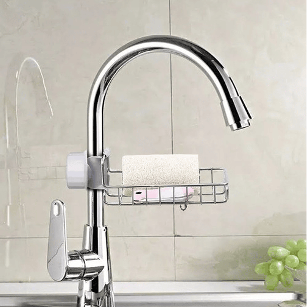 Rejilla Escurridor Esponja Soporte Grifo Organizador Rack 3