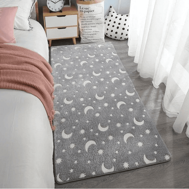 Alfombra Bajada De Cama Espantacuco Luminosas 40x60 Cm 8