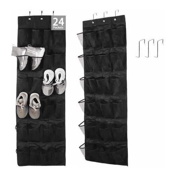 Organizador Zapatos Zapatero Colgante Puerta 24 Espacios 19