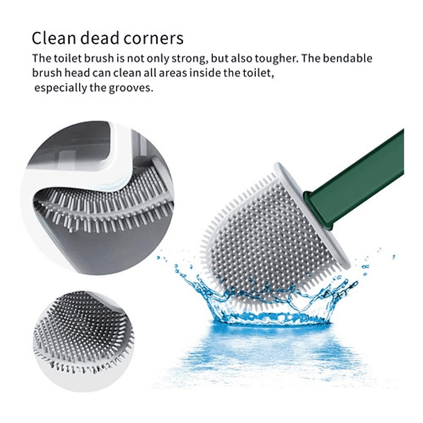 Cepillo Escobilla Inodoro Baño Base Multiuso Wc Cocina Color 25
