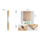 Cortina Persiana Roller Enrollable De Bambú 90x120 Cm 2