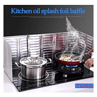 2x Protector Aluminio 32x84cm Anti Salpicadura Aceite Cocina 4
