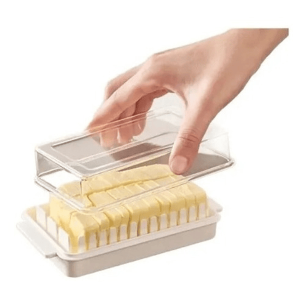 Mantequillera De Mesa Con Tapa Y Ranuras Porcionadoras 1