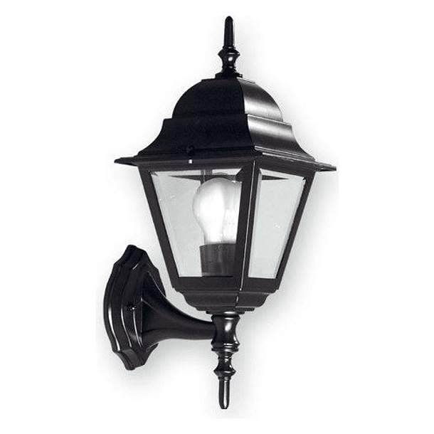 Farol Aplique De Pared Estilo Clasico Exterior Negro 7