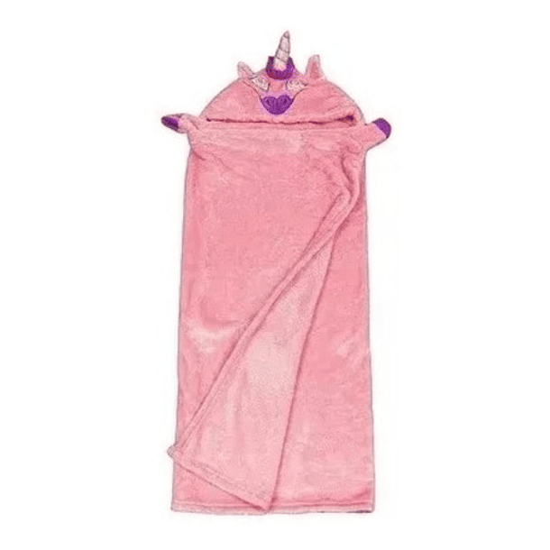 Manta Frazada Suave Ojos Luminosos Led Capucha Polar Niños D 11