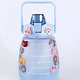 Botella De Agua Kawaii Gym Gradient 1200ml+pegatina