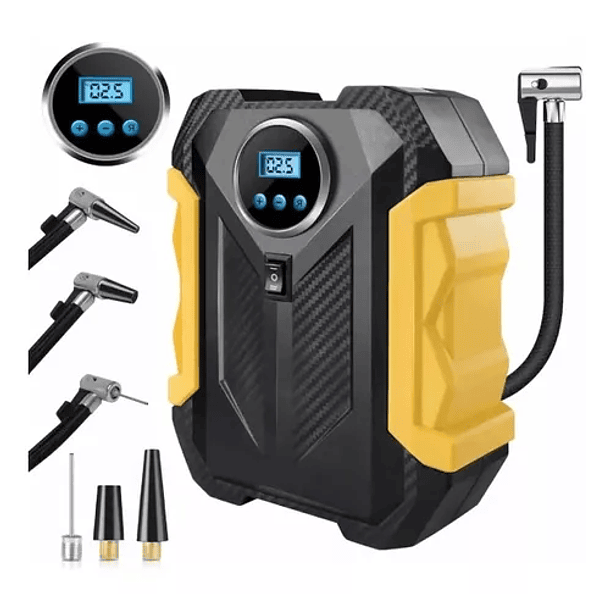 Compresor Inflador De Neumaticos Compresor Aire Portatil 1