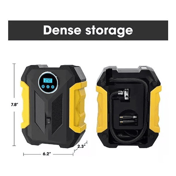 Compresor Inflador De Neumaticos Compresor Aire Portatil 3