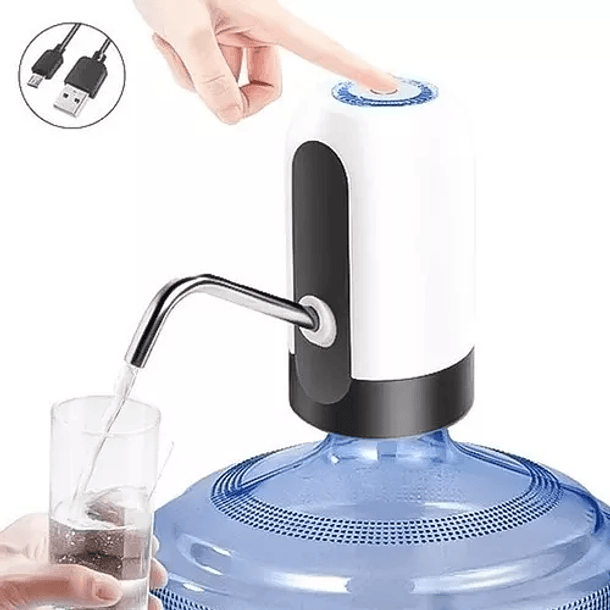 Dispensador Electrico De Agua Recargable Para Botellones 4