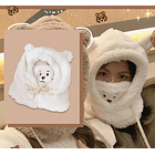 Gorro Capucha Mascarilla Chiporro Oso Invierno 3