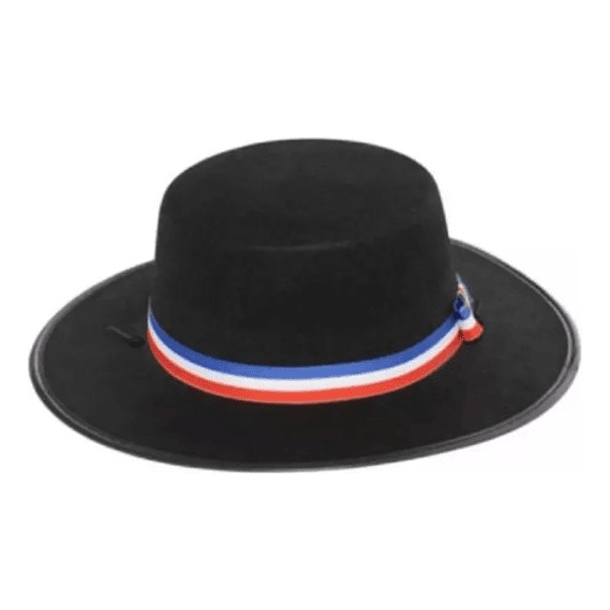 Pack 12 Sombrero Huaso Fiestas Patrias Chile 26.5 X 23.5 Cm 