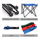 Silla Plegable Playa Camping con Porta Vaso + Bolsa 5