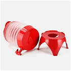 Dispensado Agua  Plegable Potable 5litros Color Rojo 5