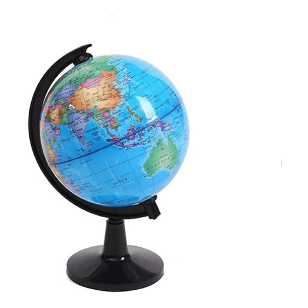 Globo Terráqueo Giratorio Con Base Mapamundi 5