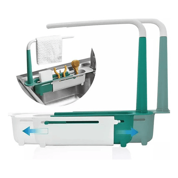 Escurridor De Esponja Fregadero Organizador Almacenamiento 1