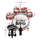 Batería Musical Niño 8 Piezas Jazz Drum 2