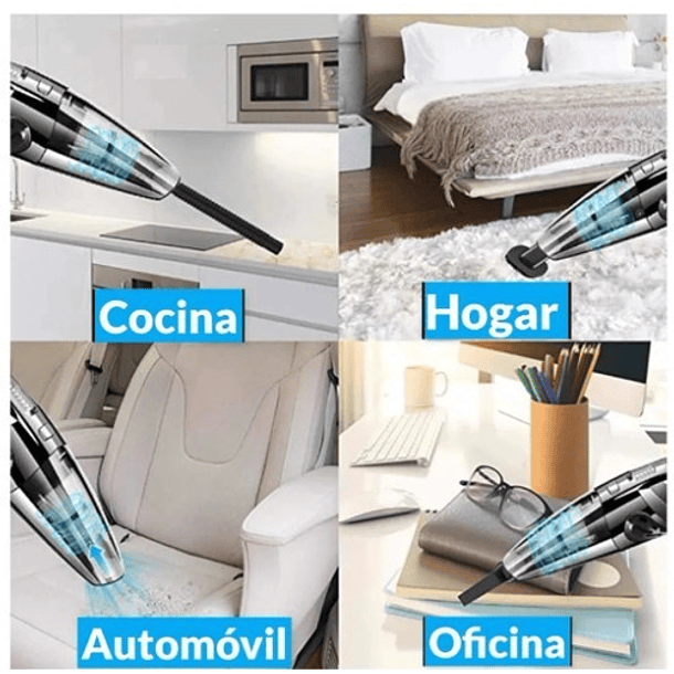 Aspiradora Inalámbrica Alta Potencia Recargable Accesorios 9