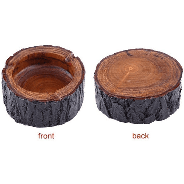 Cenicero Corteza Madera Natural 12x4 Cms Interior Y Exterior 2