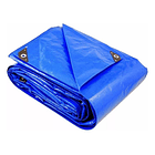 Lona Carpa Multiuso Impermeable 3x5 Mts Azul Con Ojetillos 1