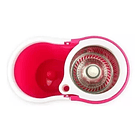 Mopa Trapeador Hogar Tambor Metalico Giratoria 360 Con 2 Pañ 2