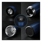 Termo Inteligente Azul Vaso Mug Termico Sensor Digital Tactil 500ml  4