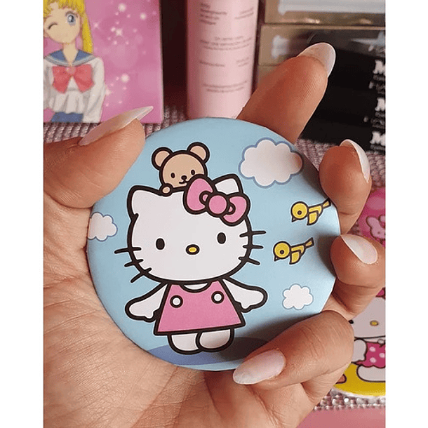 Mini Espejo De Una Cara Hello Kitty Modelo Random 12
