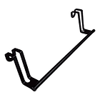 Soporte Colgador Para Toallas Y Paños De Cocina Color Negro 1