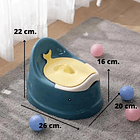 Pelela Bacinica Asiento Aprendizaje Niño Y Niña Baño Bebé 2