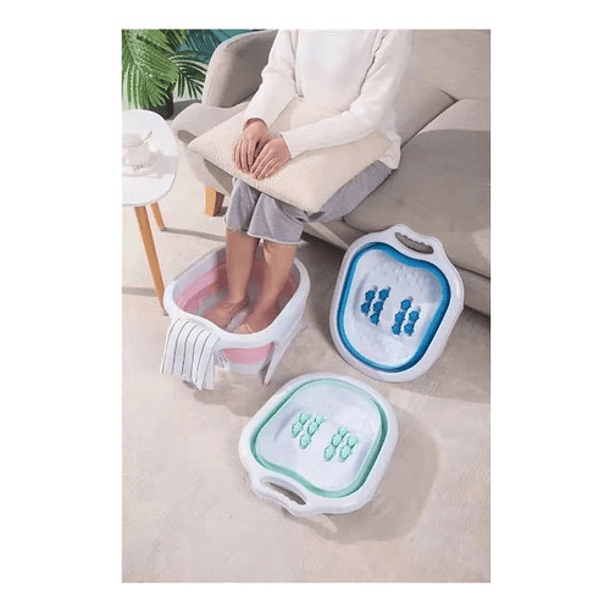 Bañera De Pies Spa Masajedor Antiestres Plegable Portátil 5