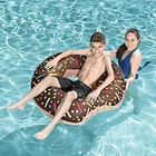 Flotador Inflable Diseño Donut 60cm Piscinas Inflables Niño Color Marrón 2