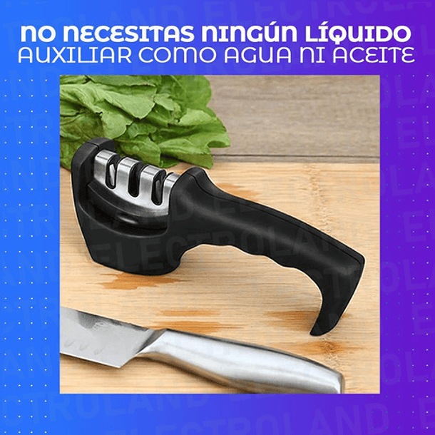Afilador Manual Cuchillos Profesional 3 Tipos De Afilado 3