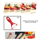 Rallador Rebanador 6 En 1 Frutas Verduras Papas Mandolina 6