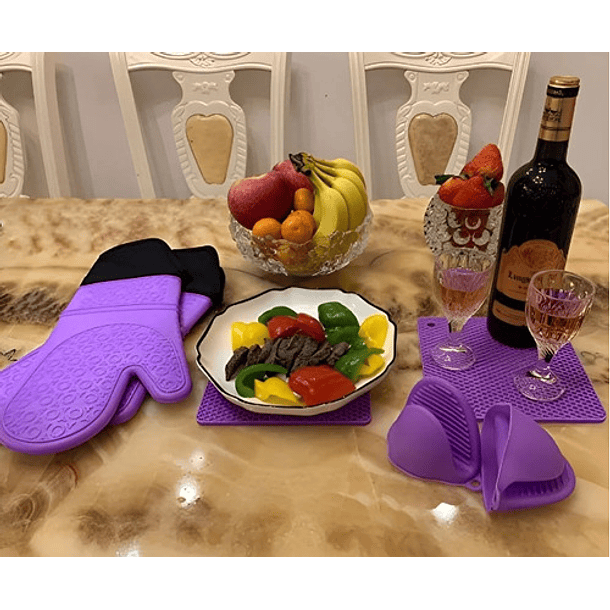 2 Guantes Cocina Guantes De Cocina Guantes Para Horno 001 21