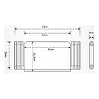 Escritorio Plegable Multifuncional Portátil Con Soporte Para Portátil De 360°, Color Negro 3
