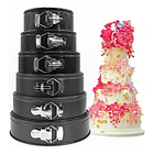 6 Moldes Redondos Antiadherentes Teflónreposteria Tortas 1