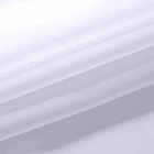 Cortina Velo Liso 140x220cm 2 Paño - Blanco 5