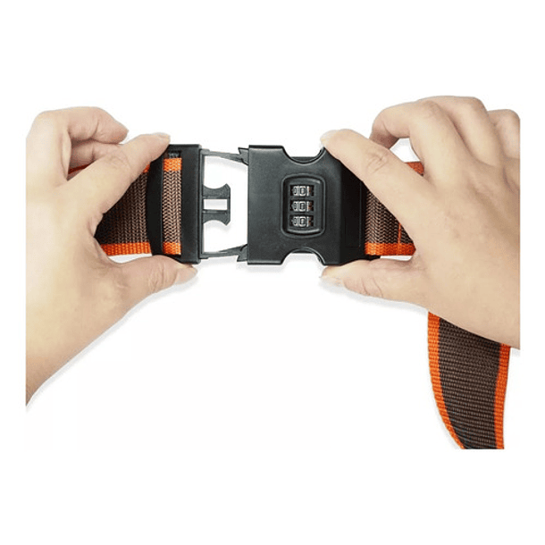 Candado Maleta Viaje 3 Diales Correas Ajustable Equipaje 10