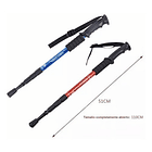 1 Bastón Plegable Ligero Senderismo Treking Caminar Escalar Color Rojo 4