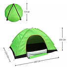 Tienda Carpa Automática Impermeable 1 Persona Camping Caza 9