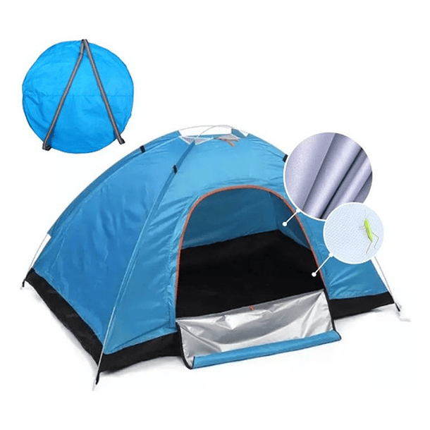 Tienda Carpa Automática Impermeable 1 Persona Camping Caza 16