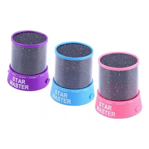 Lámpara Proyector Luz Led Estrellas Giratorias Espanta Cuco 2