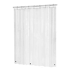 Cortina Baño Colores Impermeable 180x180 Cms + 12 Ganchos Color Transparente 1