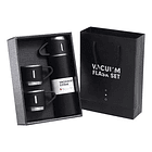 Set Termo Vaso Térmico Acero Inox 500ml + 3 Tazas Tapa X L 12