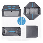 Juego De 3 Cajas De Almacenamiento Con Ventana Transparente  2