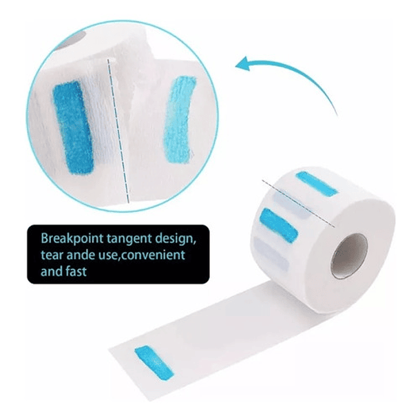 Pack 5 Papel Cuello Para Barbería Peluquería Cubre Cuello 6