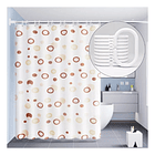 Cortina + Forro De Baño Ducha Impermeable 180x180cm 5