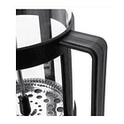 Prensa Francesa Cafetera Manual 600 Ml Glass Cafetiere Color Negro 4