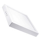 Pack 5 Foco Led Plafón Sobrepuesto Cuadrado 18w Luz Cálida Color Blanco 3
