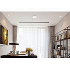 Foco Panel Led Plafon  Cuadrado 24w Luz Cálida Color Blanco 6