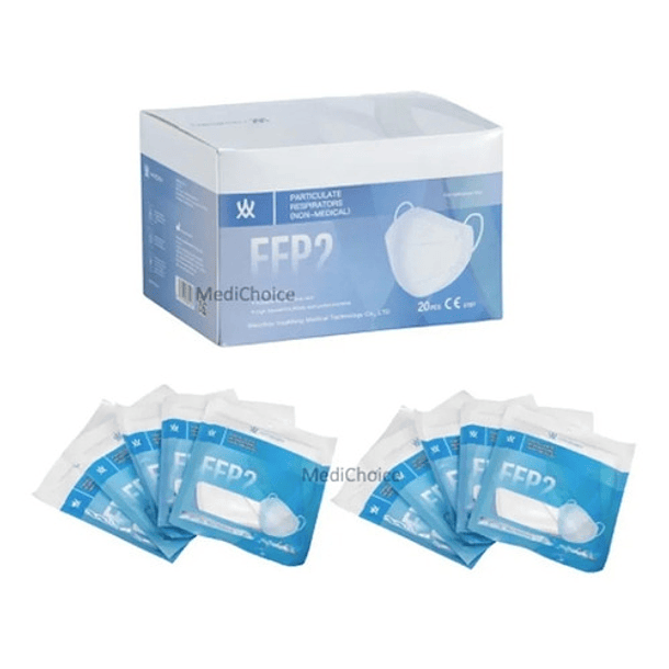 Mascarillas Kn95 - Pack Con 20 - Certificacion Fda Ce K N95 Color Blanco 8